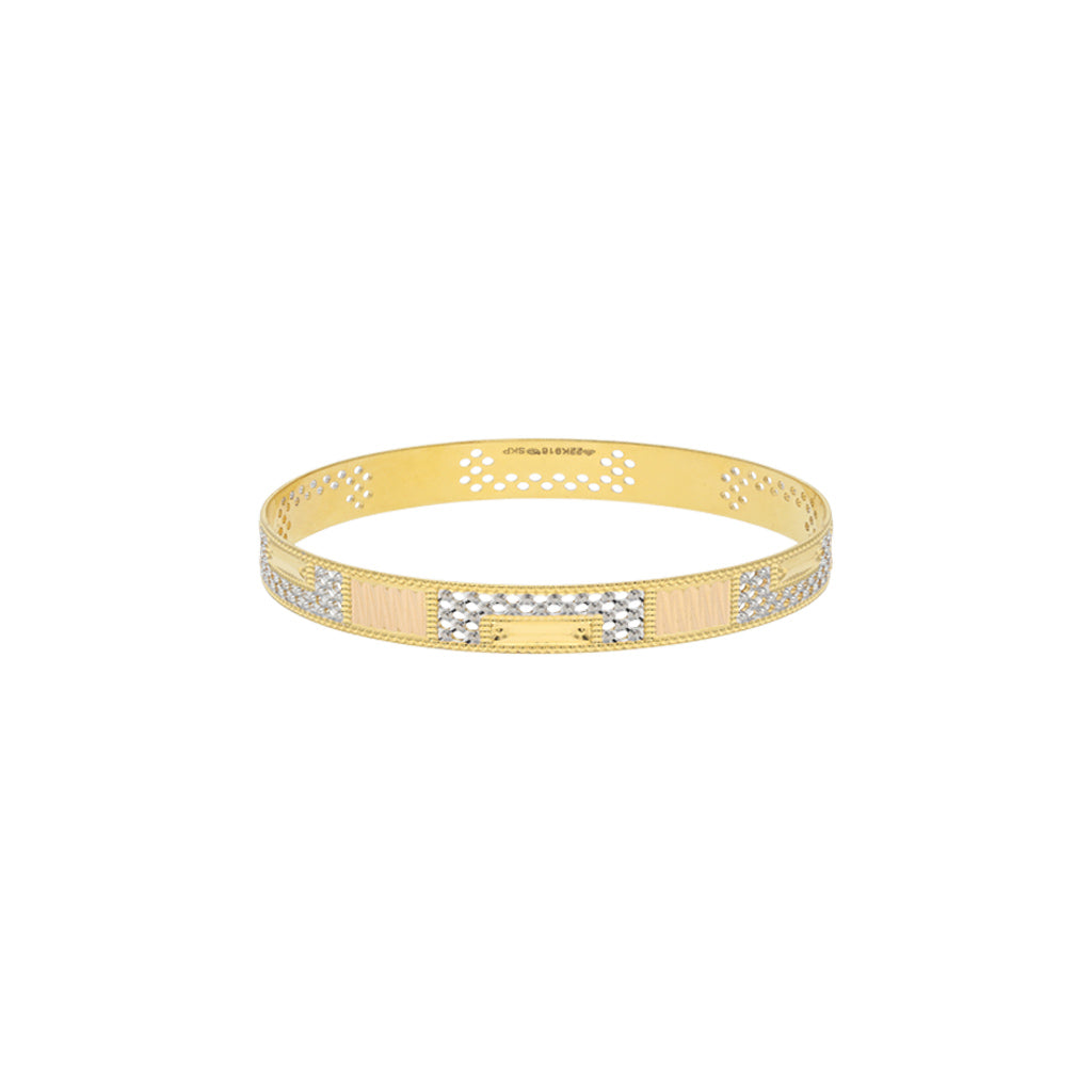 22k Plain Gold Bangles JGS-2106-00983