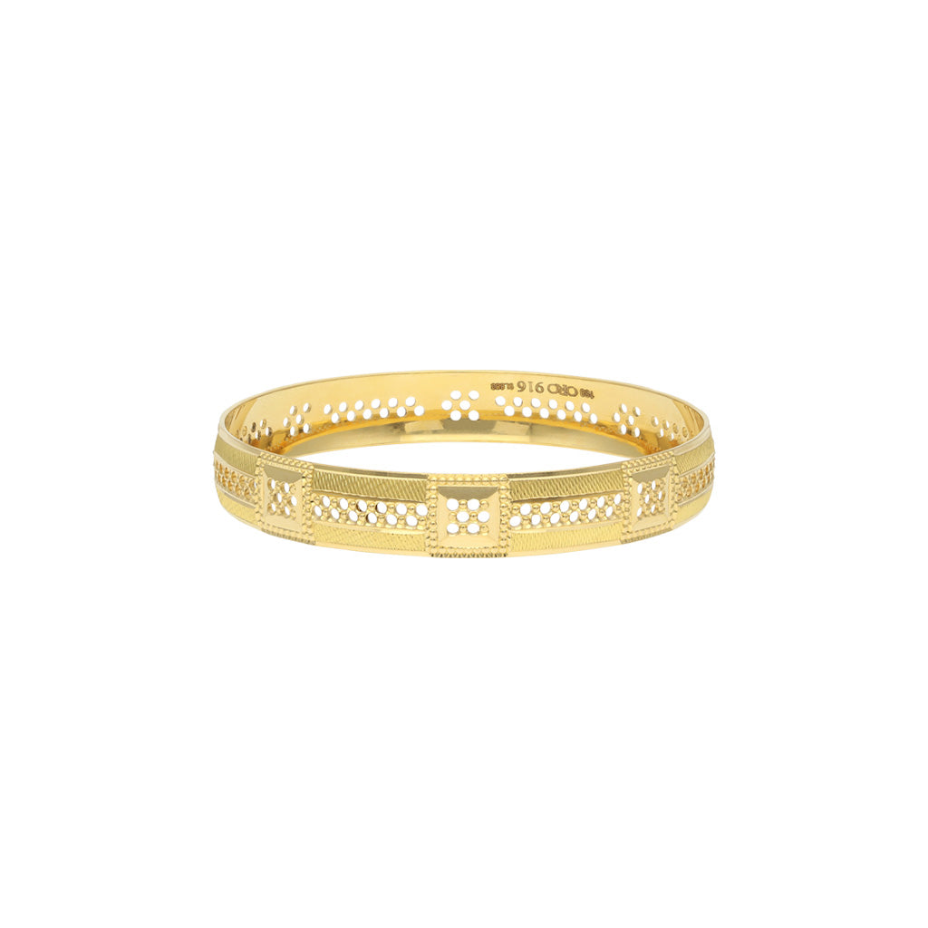 22k Plain Gold Bangles JGS-2106-00984