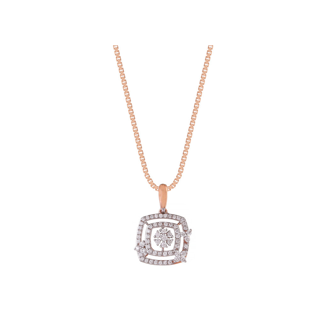 18k Real Diamond Pendants JGS-2107-01576