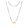 22k Plain Gold Mangalsutra JGS-2107-01623