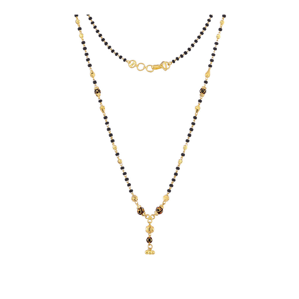 22k Plain Gold Mangalsutra JGS-2107-01851