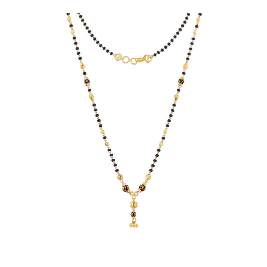 22k Plain Gold Mangalsutra JGS-2107-01851