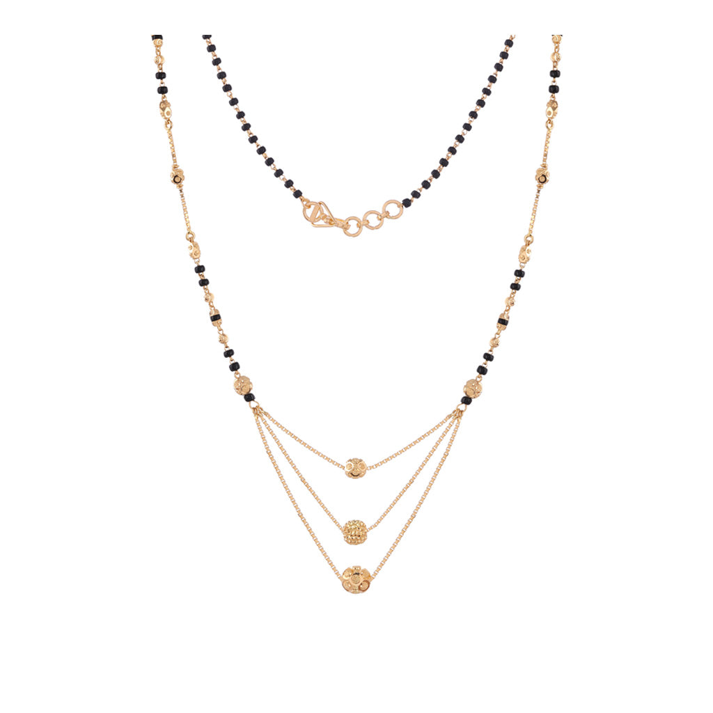 22k Plain Gold Mangalsutra JGS-2107-02086