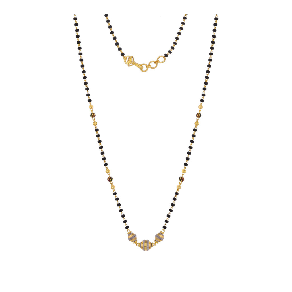 22k Plain Gold Mangalsutra JGS-2107-02791