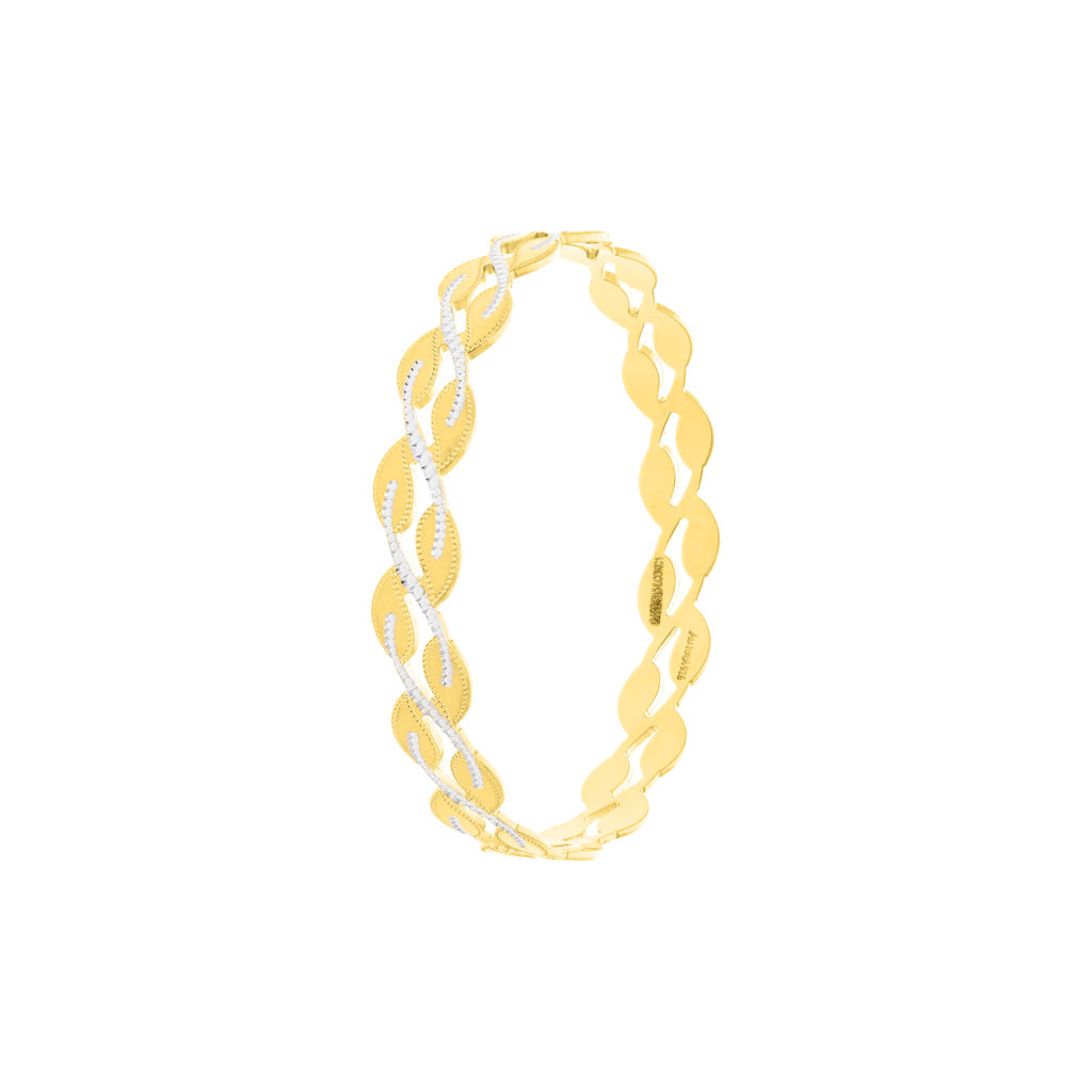 22k Plain Gold Bangles JGS-2108-02855