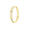 22k Plain Gold Bangles JGS-2108-02858