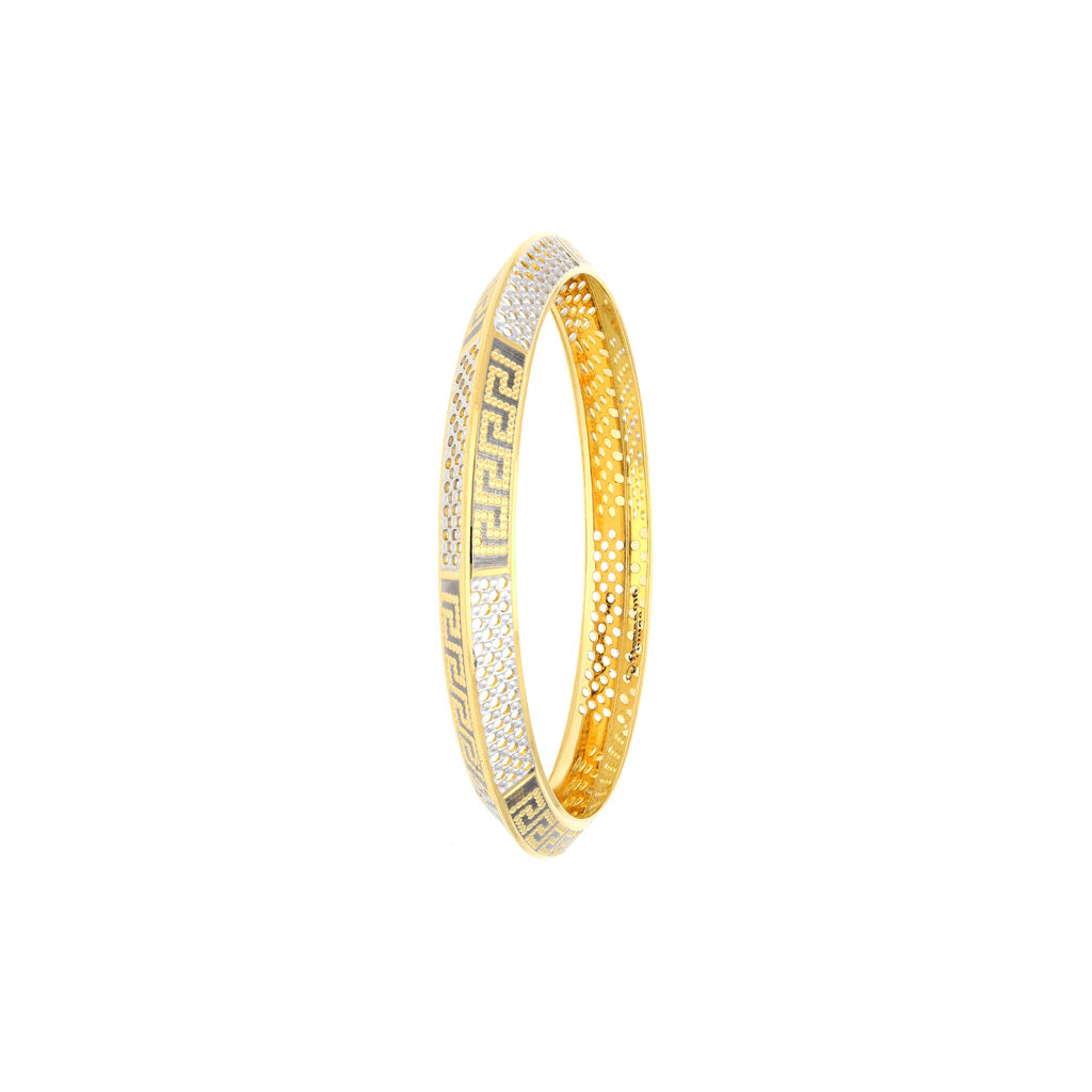 22k Plain Gold Bangles JGS-2108-02866