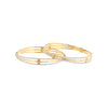 22k Plain Gold Bangles JGS-2108-02909