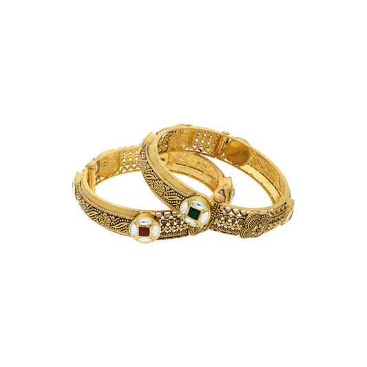 22k Jadtar Bangles JGS-2108-02940