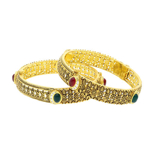 22k Jadtar Bangles JGS-2108-02949