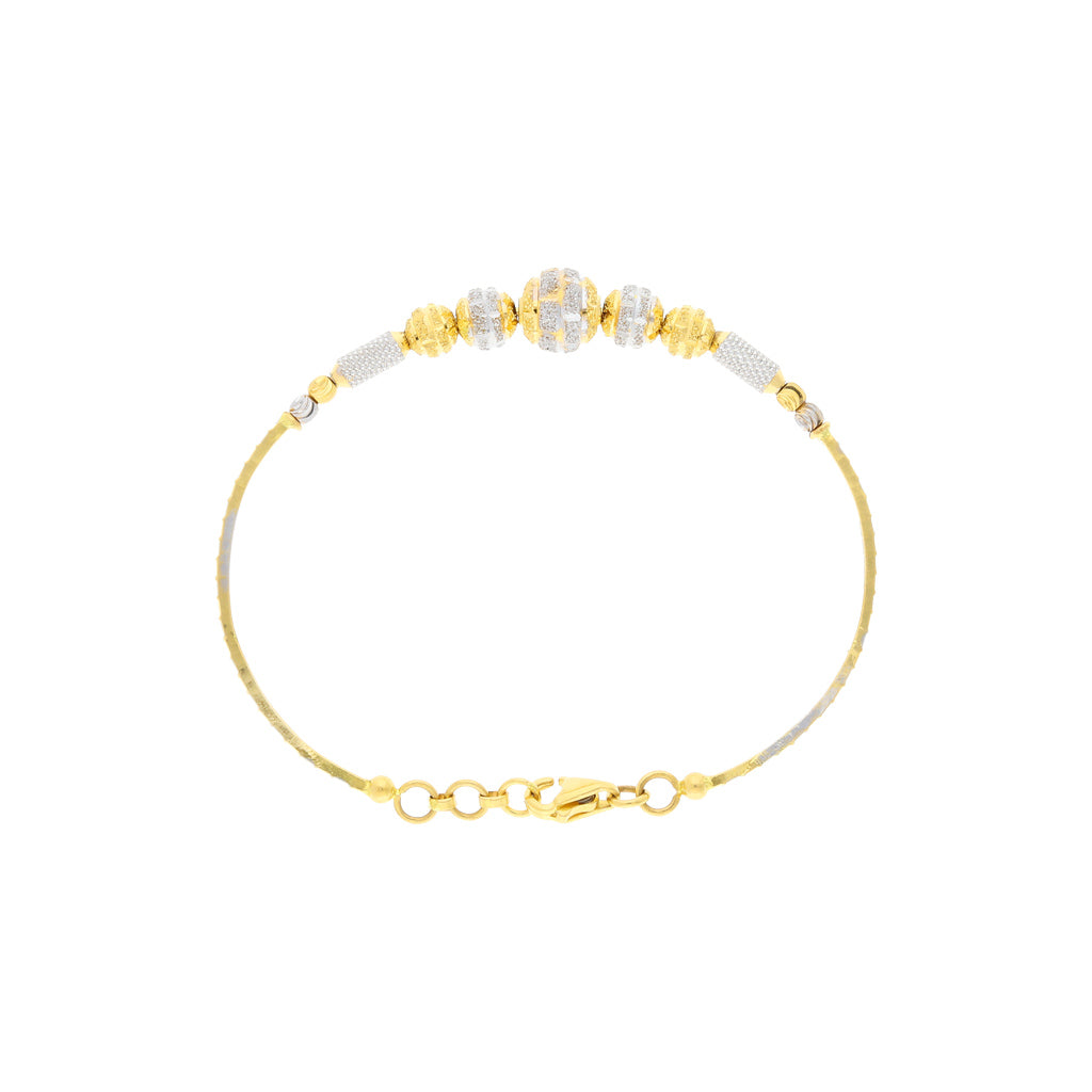 22k Plain Gold Bracelet JGS-2108-03146