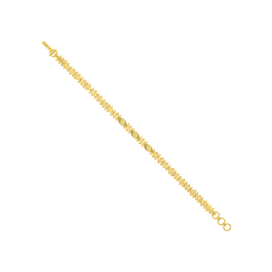 22k Plain Gold Bracelet JGS-2108-03556