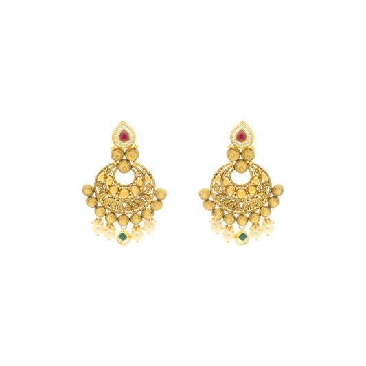 22k Jadtar Earring JGS-2108-04053