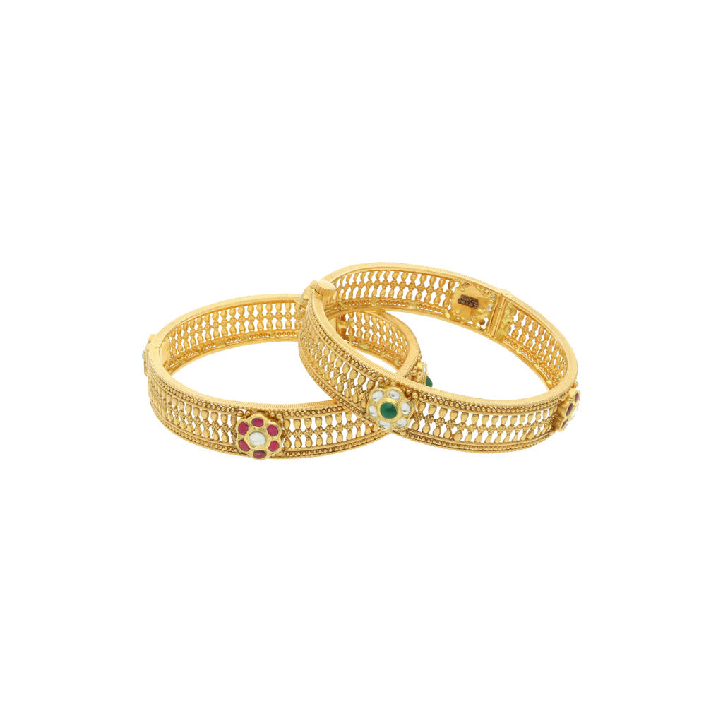 22k Jadtar Bangles JGS-2108-04079