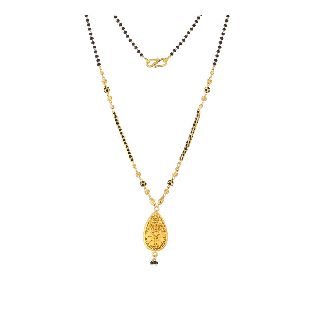 22k Plain Gold Mangalsutra JGS-2108-04168