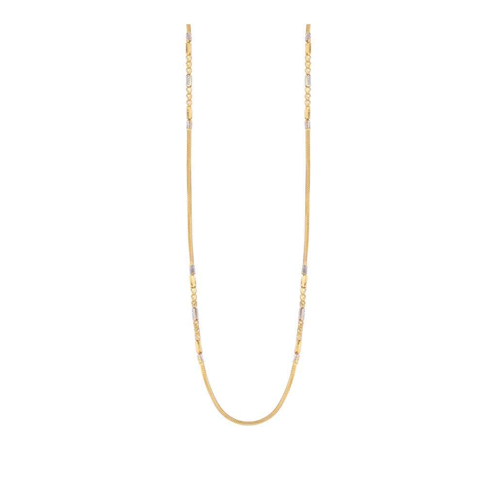 22k Plain Gold Chain JGS-2108-04482