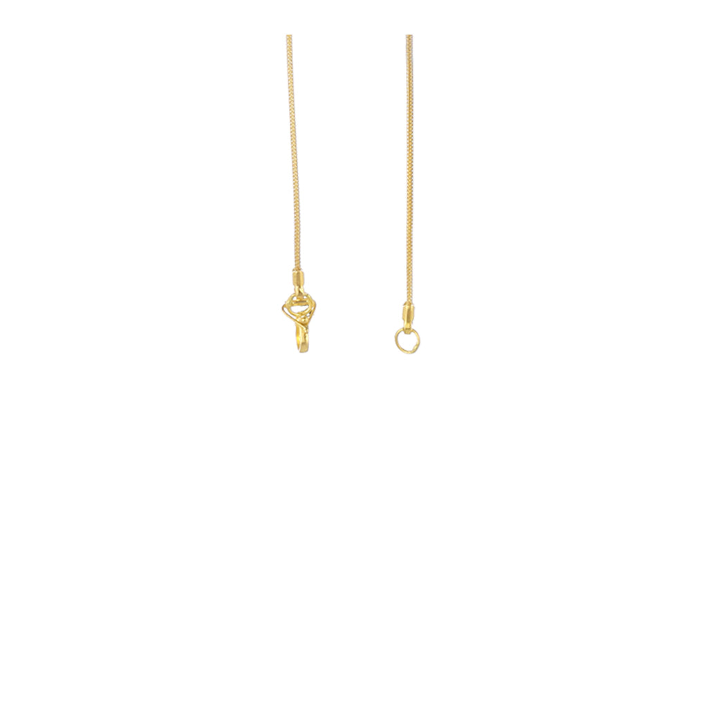 22k Plain Gold Chain JGS-2108-04491