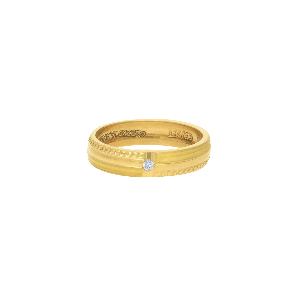 22k Plain Gold Ring JGS-2108-04585