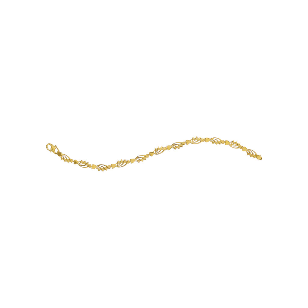 22k Plain Gold Bracelet JGS-2108-04601