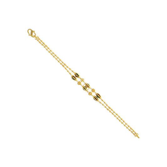 22k Plain Gold Bracelet JGS-2109-04712