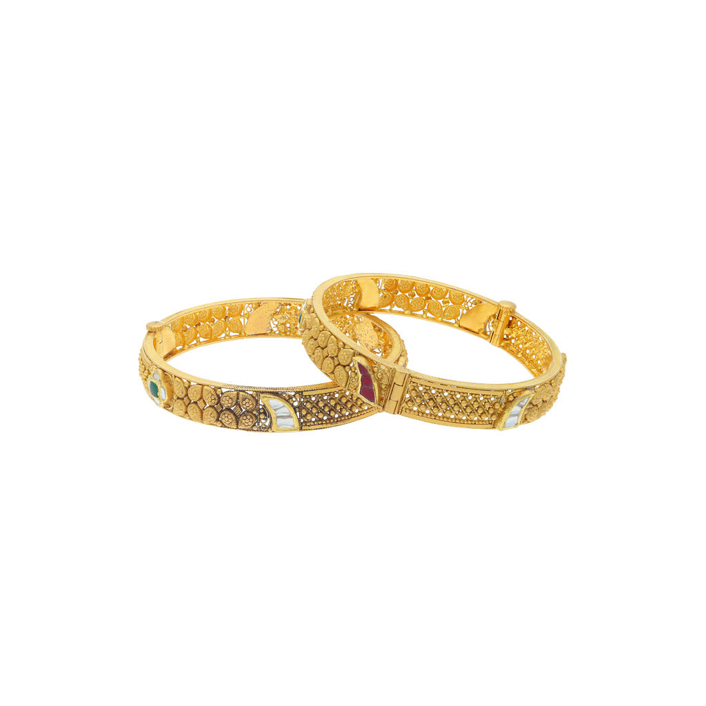 22k Jadtar Bangles JGS-2109-04871