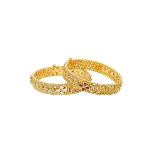 22k Jadtar Bangles JGS-2109-04873