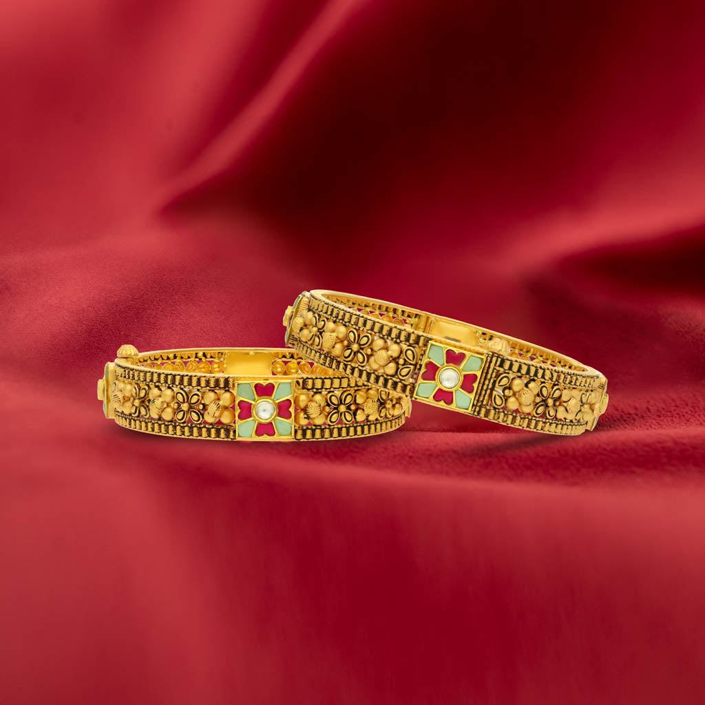 22k Jadtar Bangles JGS-2202-05472