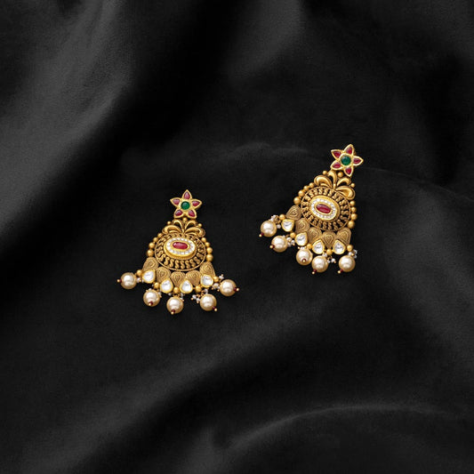 22k Jadtar Earring JGS-2202-05619