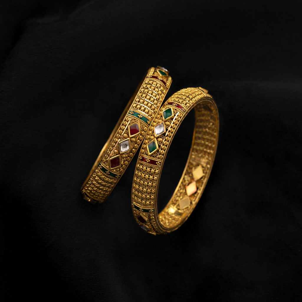 22k Jadtar Bangles JGS-2203-05703