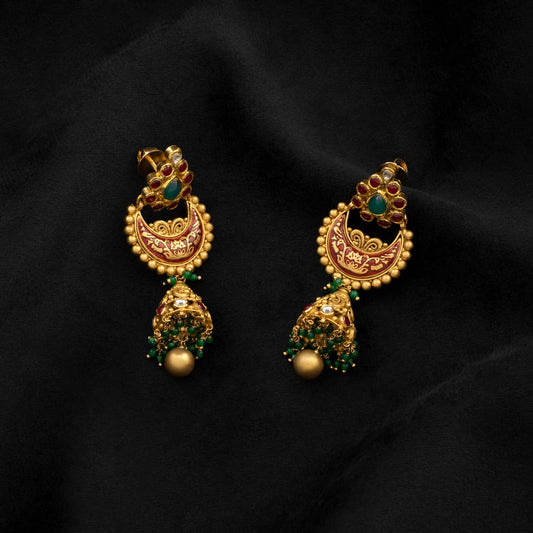 22k Jadtar Earring JGS-2203-05716