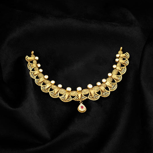 22k Jadtar Necklace JGS-2203-05744