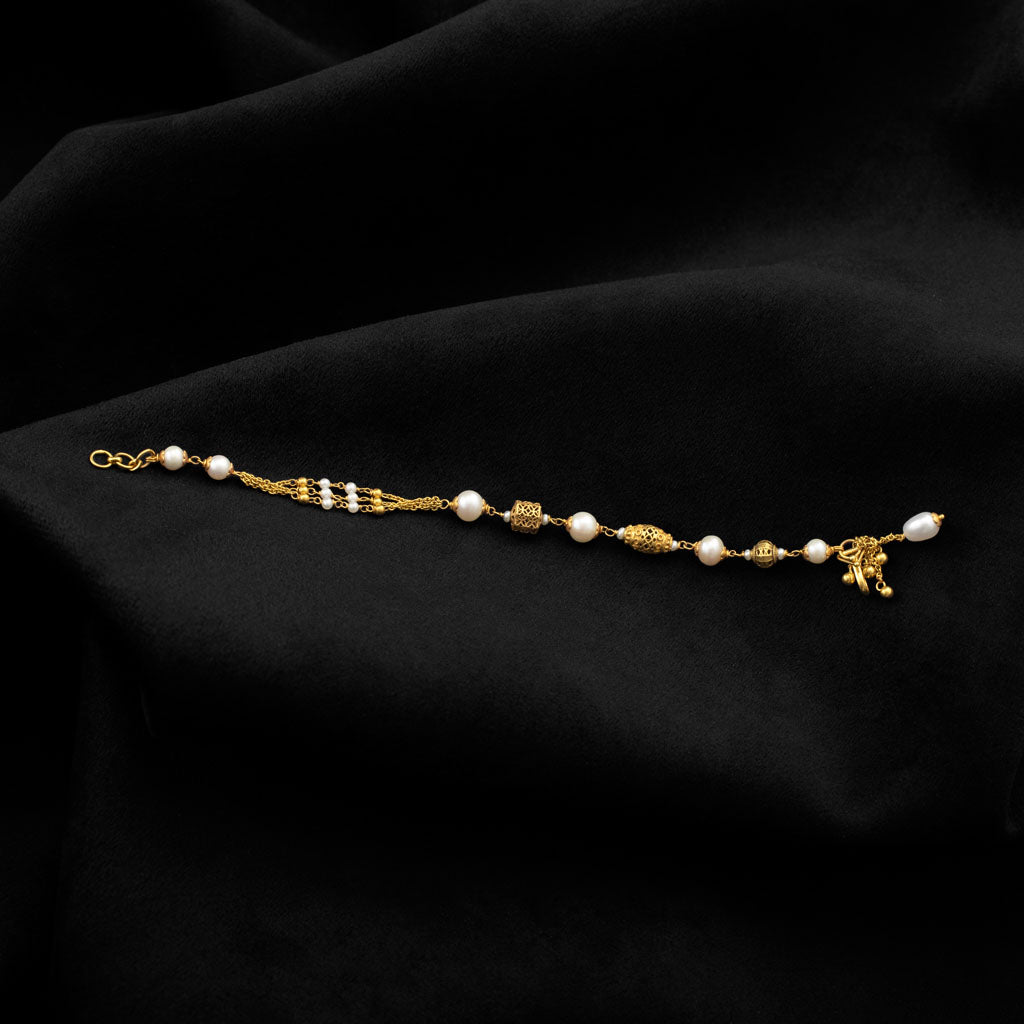 22k Plain Gold Bracelet JG-2107-01798 – Jewelegance