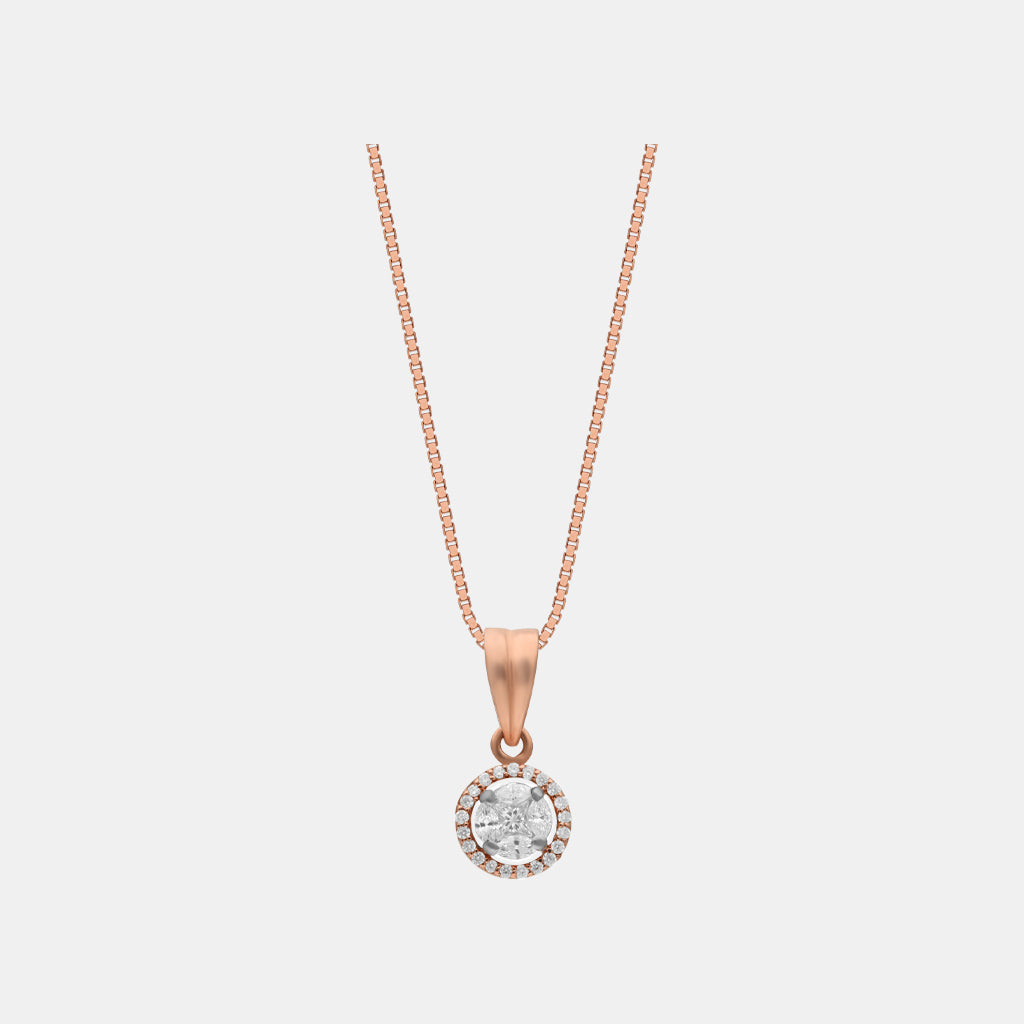 18k Real Diamond Pendants JGS-2203-05954