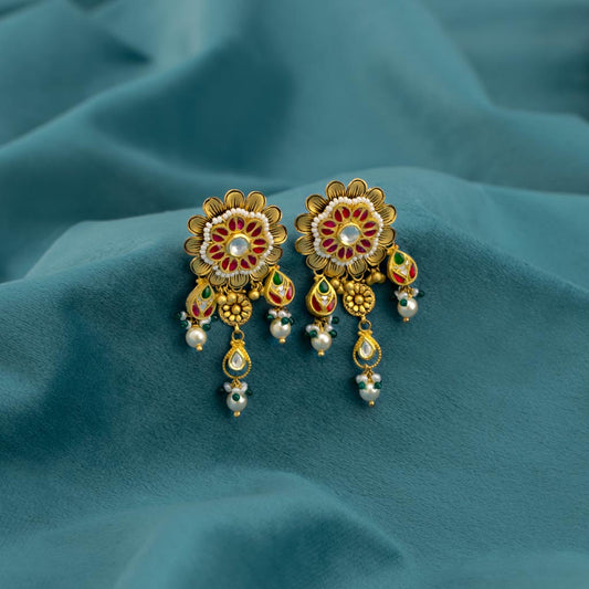 22k Jadtar Earring JGS-2204-06143