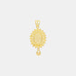 22k Plain Gold Pendant Set JGS-2204-06145