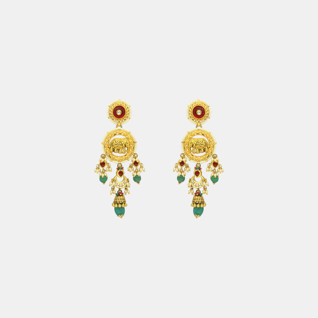 22k Jadtar Earring JGS-2205-06397