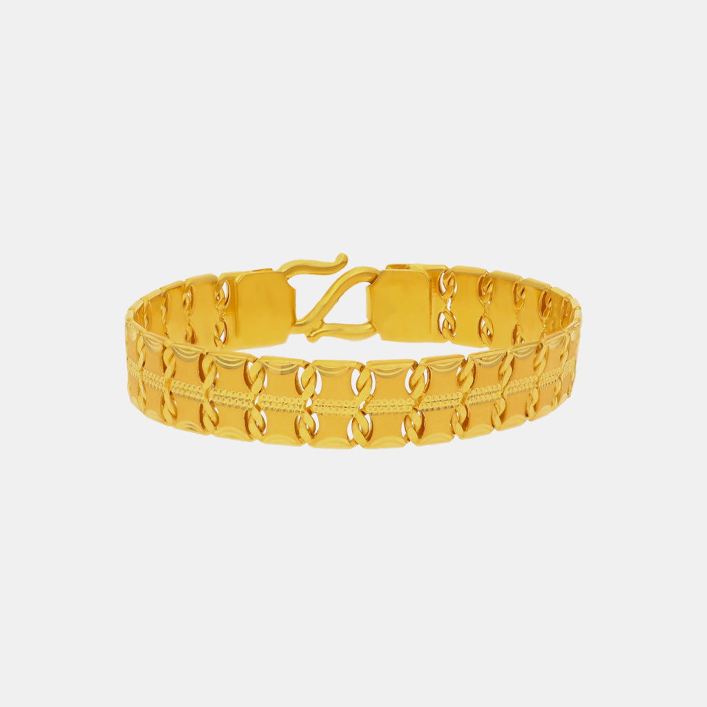 15 gram online mens gold bracelet