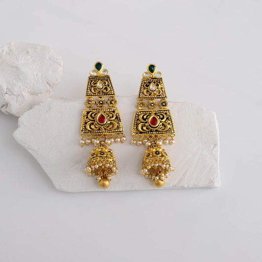 22k Jadtar Earring JGS-2207-06482