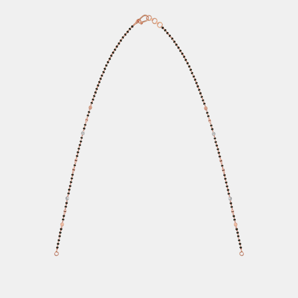 18k Plain Gold Mangalsutra JGS-2207-06525