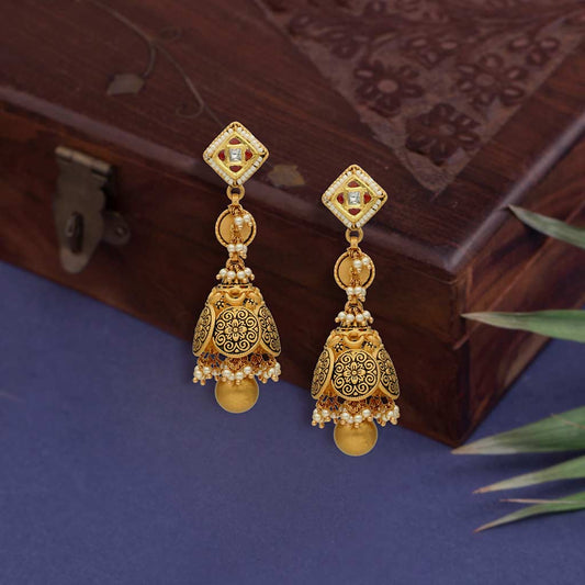 22k Jadtar Earring JGS-2208-06707