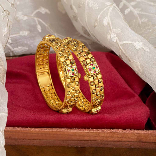 22k Jadtar Bangles JGS-2208-06886