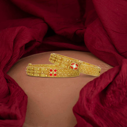 22k Jadtar Bangles JGS-2208-06932