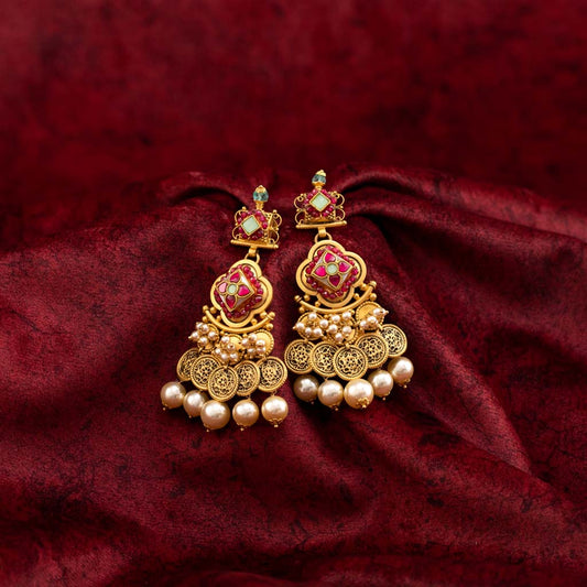 22k Jadtar Earring JGS-2209-07413