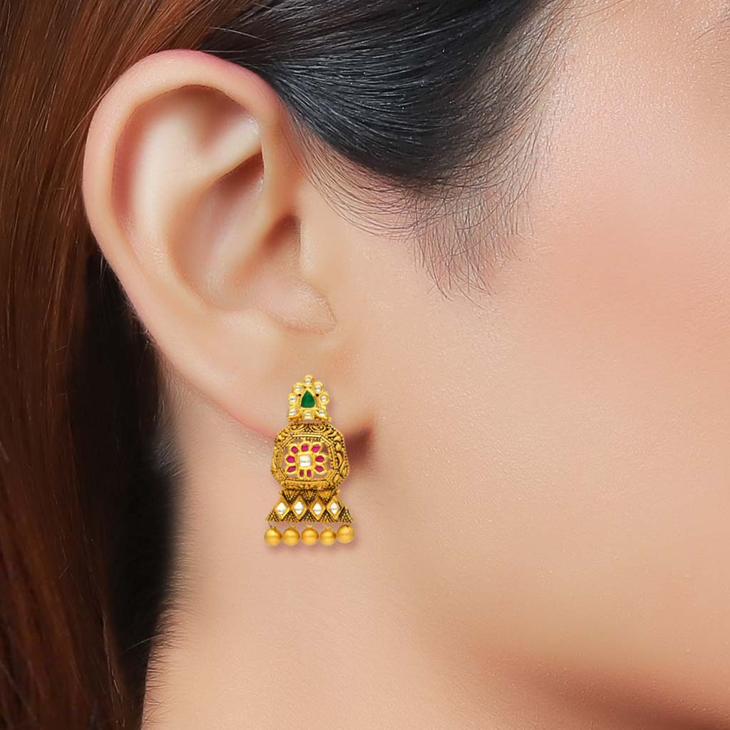 22k Jadtar Earring JGS-2211-07640