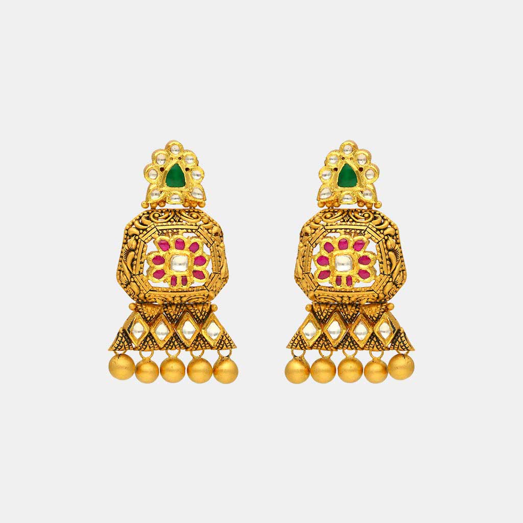 22k Jadtar Earring JGS-2211-07640