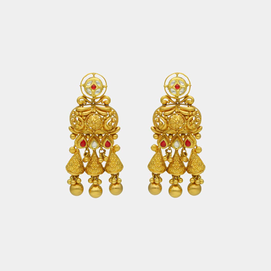 22k Jadtar Earring JGS-2211-07643