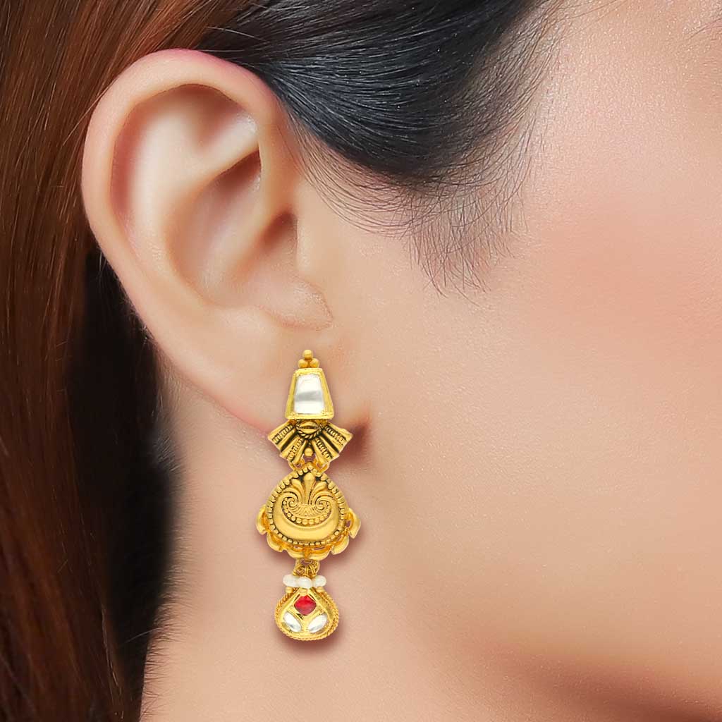 22k Jadtar Earring JGS-2211-07649