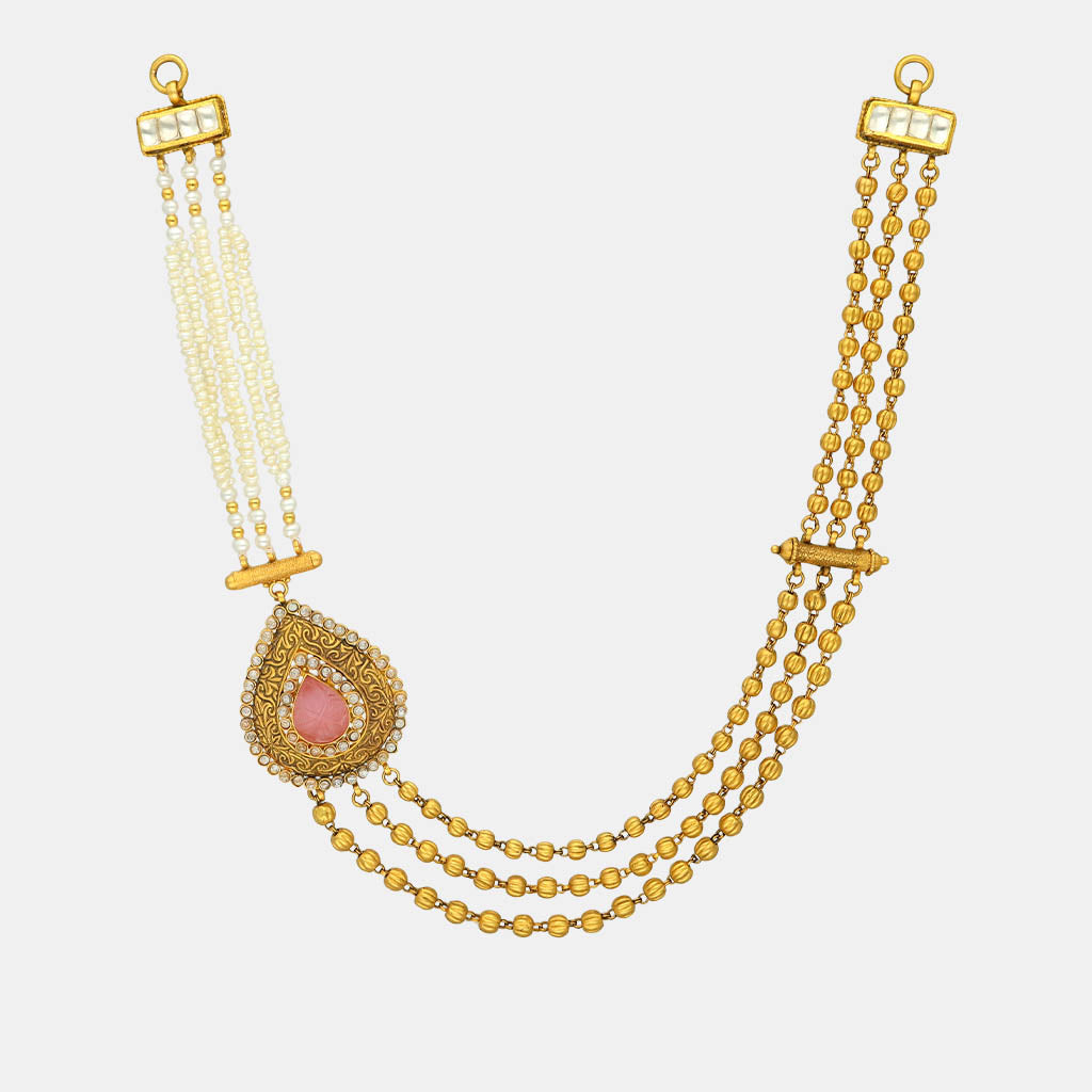 Antique Necklace Set in Oxidized Gold finish –  JIA478/JIA709/JIA710/JIA901/JIA1018/JIA1019 – Jia Shop