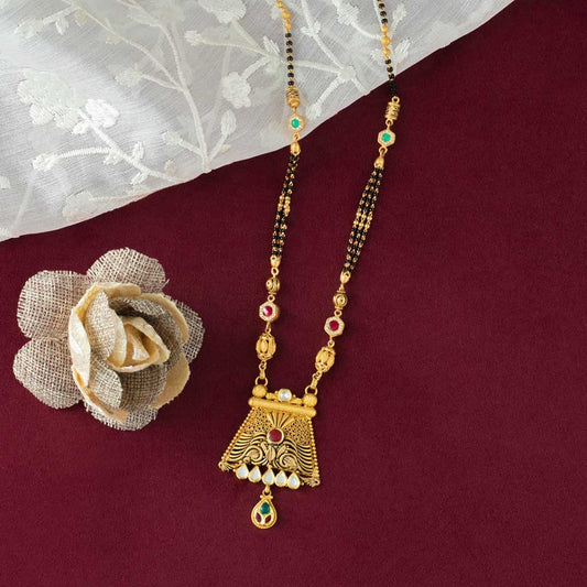 22k Jadtar Mangalsutra JGS-2211-07749