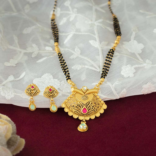 22k Jadtar Mangalsutra JGS-2211-07753